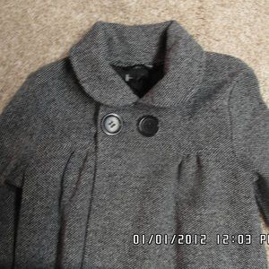 Grey pea coat